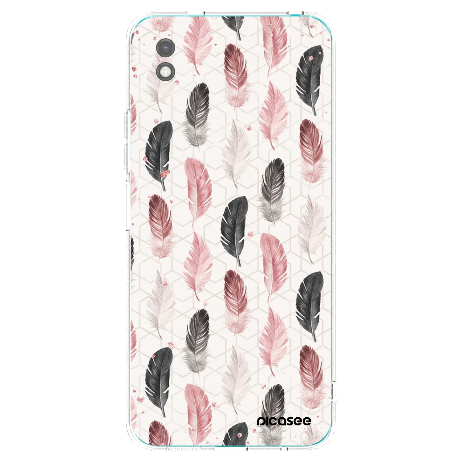 Picasee husă neagră din silicon pentru Xiaomi Redmi 9A - Feather 2