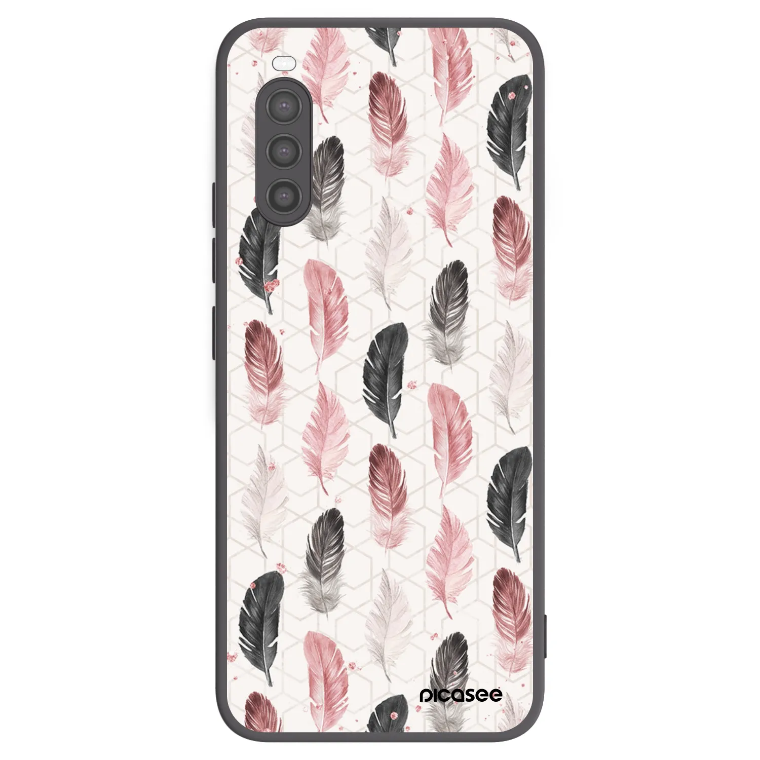 Picasee husă neagră din silicon pentru Sony Xperia 10 II - Feather 2