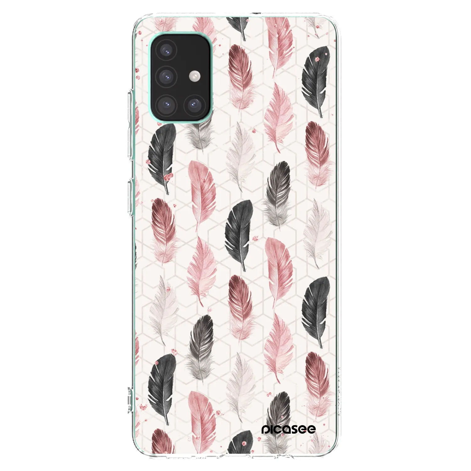 Picasee husă transparentă din silicon pentru Samsung Galaxy M51 M515F - Feather 2