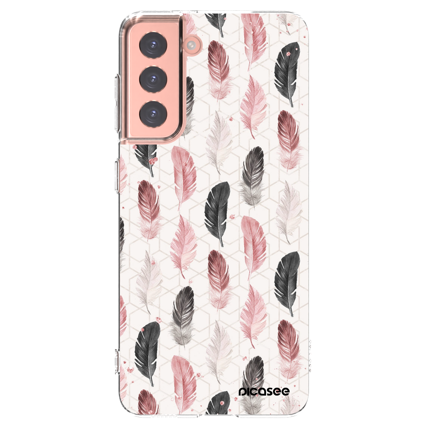 Picasee husă transparentă din silicon pentru Samsung Galaxy S21 5G G991B - Feather 2