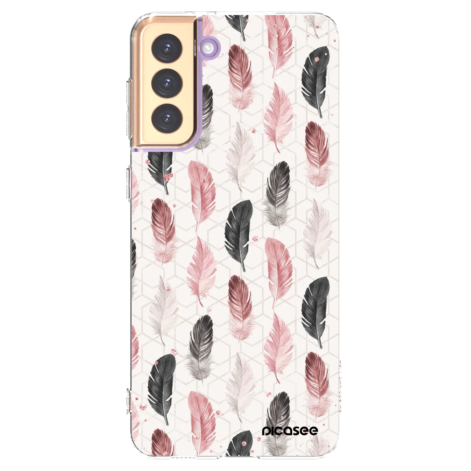 Picasee husă transparentă din silicon pentru Samsung Galaxy S21+ 5G G996F - Feather 2