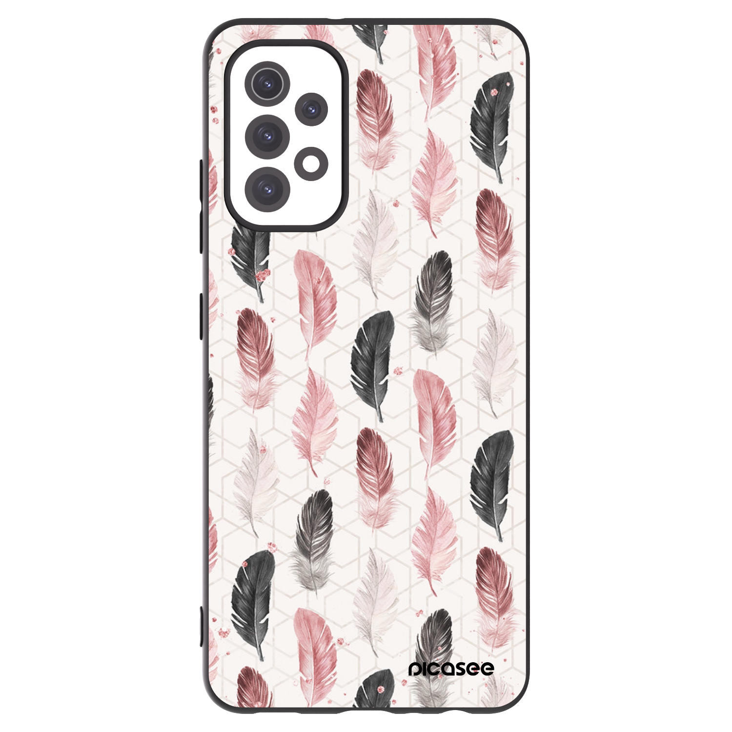 Picasee husă neagră din silicon pentru Samsung Galaxy A32 5G A326B - Feather 2