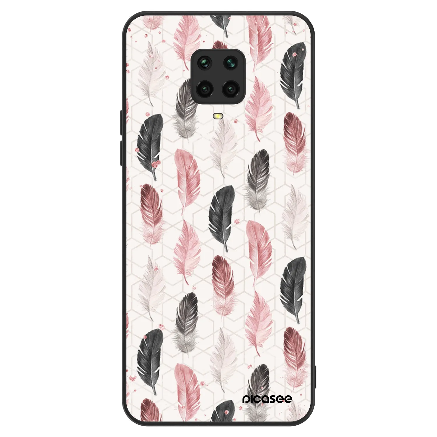 Picasee ULTIMATE CASE pentru Xiaomi Redmi Note 9 Pro - Feather 2