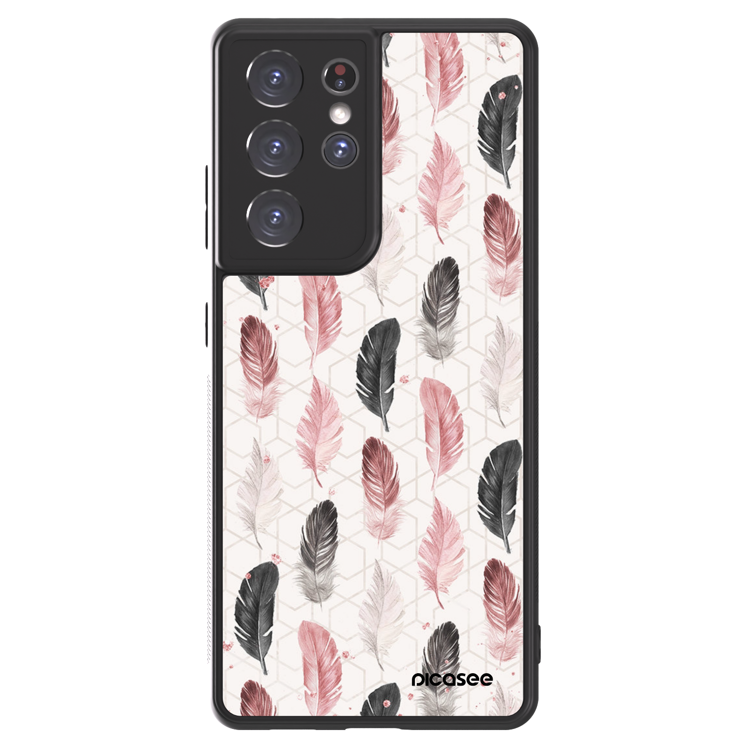 Picasee ULTIMATE CASE pentru Samsung Galaxy S21 Ultra 5G G998B - Feather 2