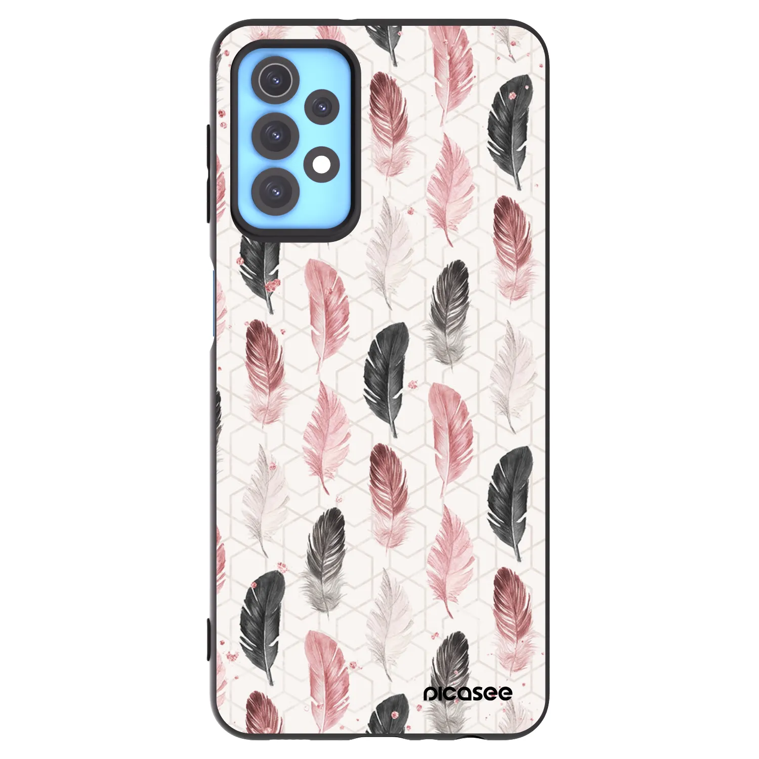 Picasee husă neagră din silicon pentru Samsung Galaxy A32 4G SM-A325F - Feather 2