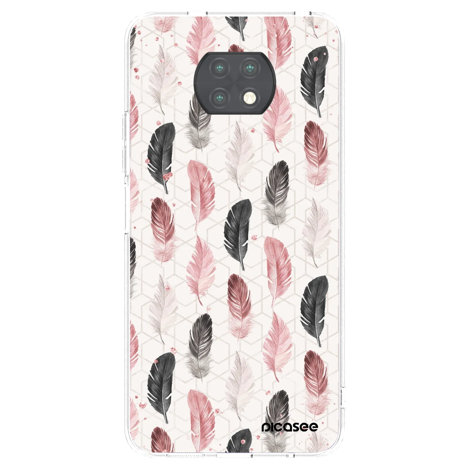 Picasee husă transparentă din silicon pentru Xiaomi Redmi Note 9T - Feather 2