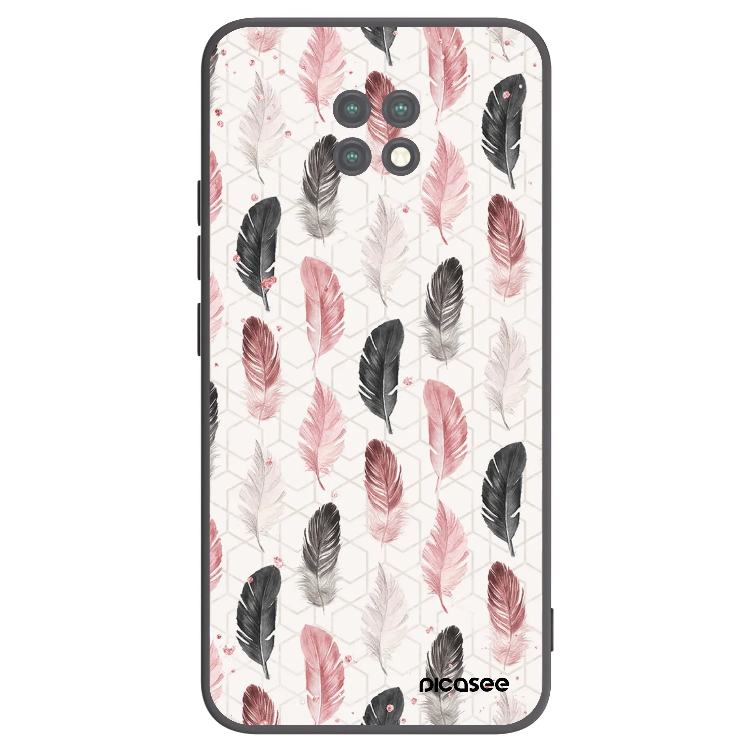Picasee husă neagră din silicon pentru Xiaomi Redmi Note 9T - Feather 2