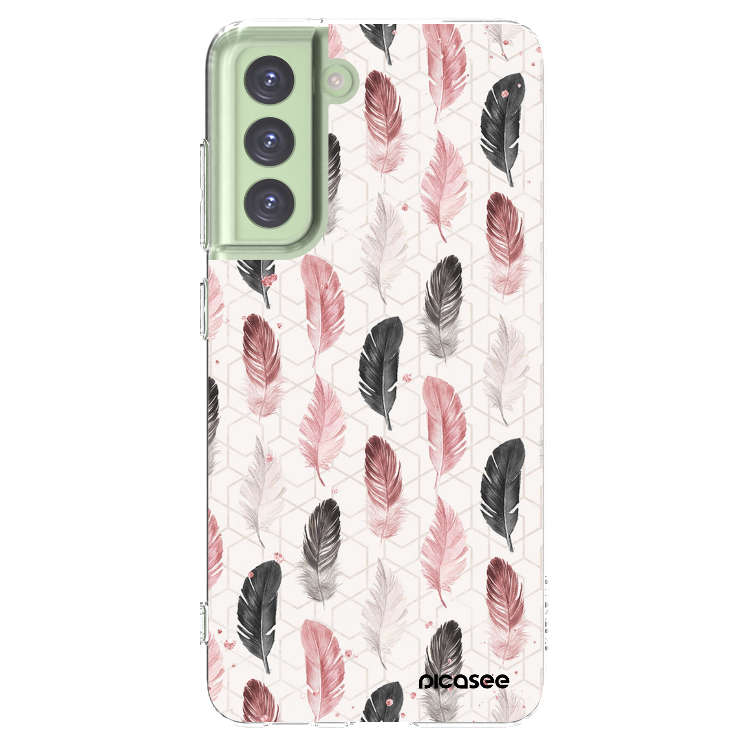 Picasee husă transparentă din silicon pentru Samsung Galaxy S21 FE 5G - Feather 2