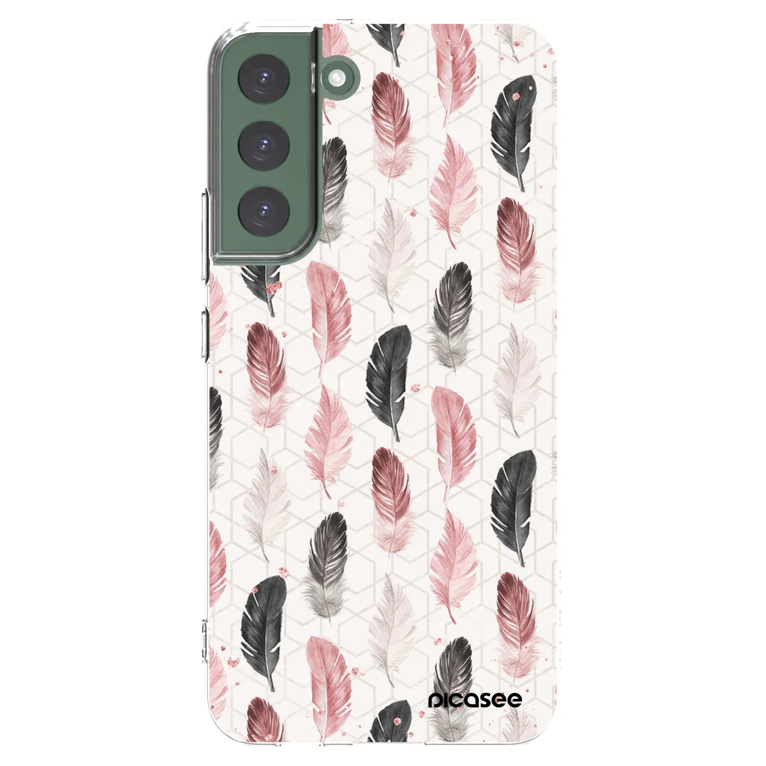 Picasee husă transparentă din silicon pentru Samsung Galaxy S22+ 5G - Feather 2