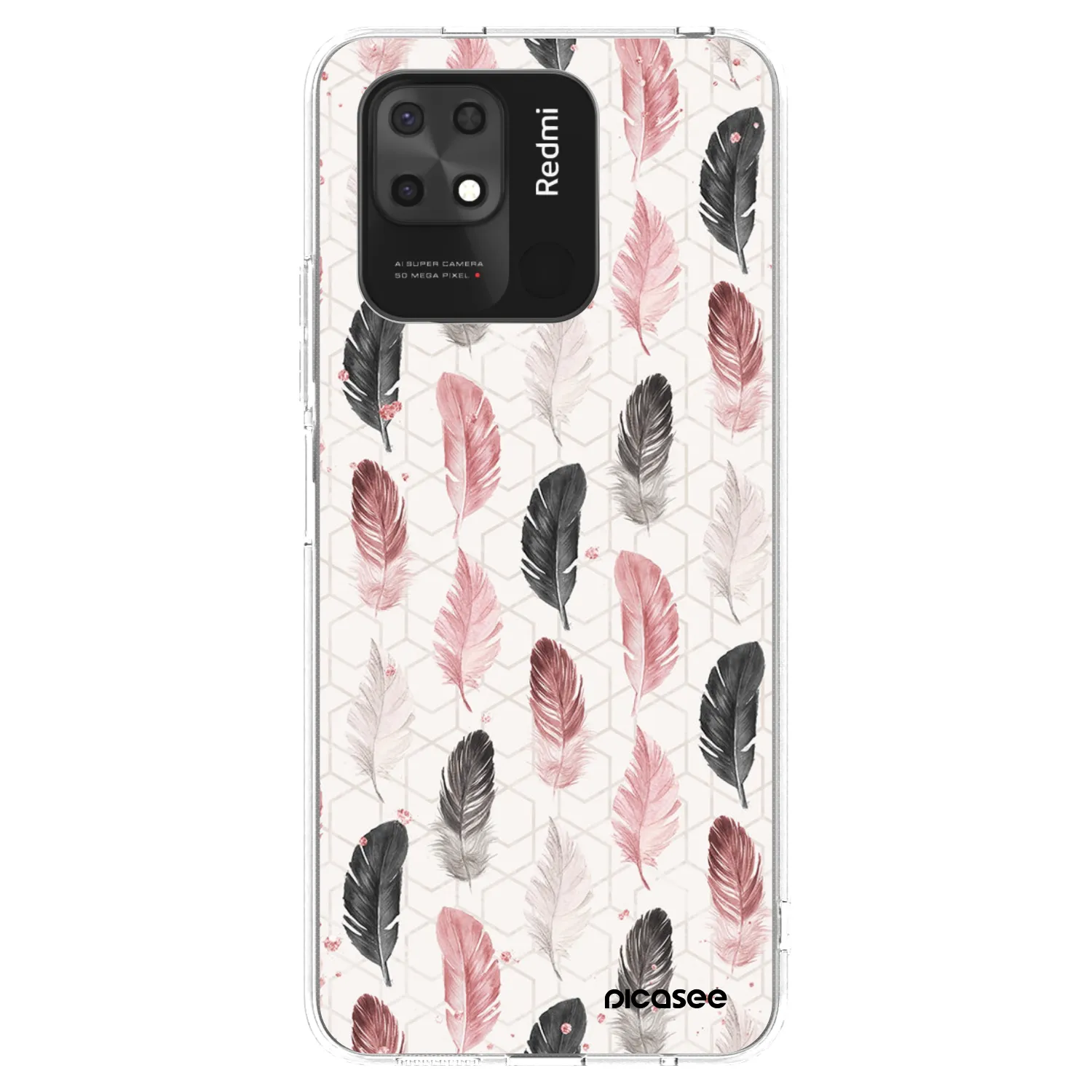 Picasee husă transparentă din silicon pentru Xiaomi Redmi 10C - Feather 2