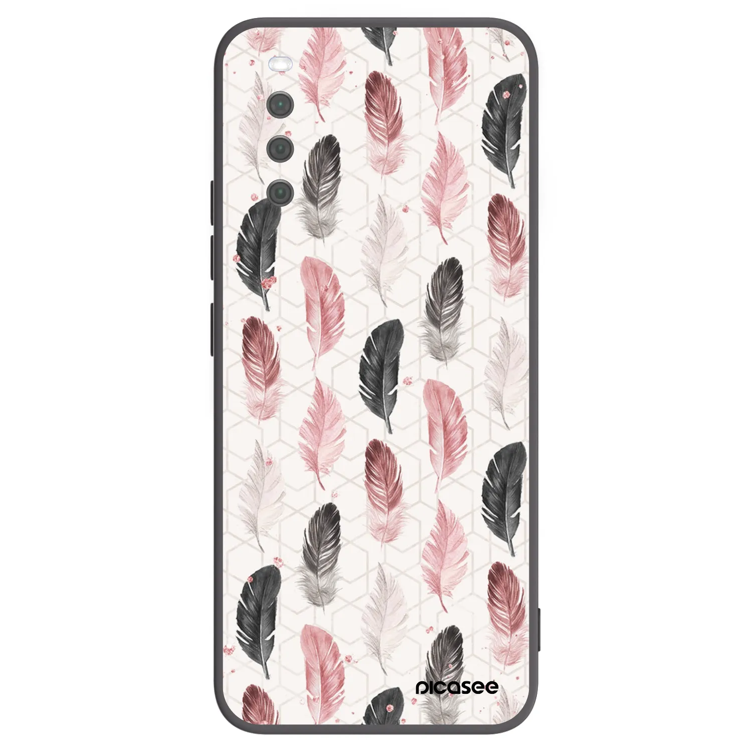 Picasee husă neagră din silicon pentru Sony Xperia 10 III - Feather 2