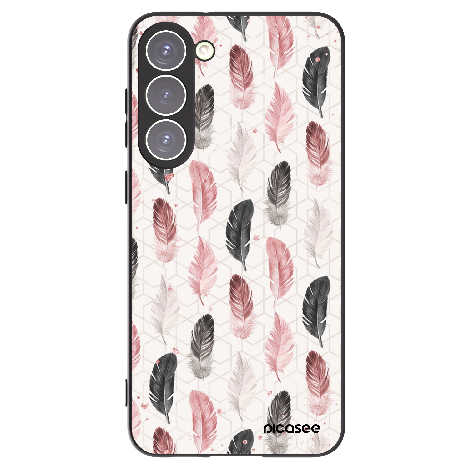 Picasee husă neagră din silicon pentru Samsung Galaxy S23+ 5G - Feather 2