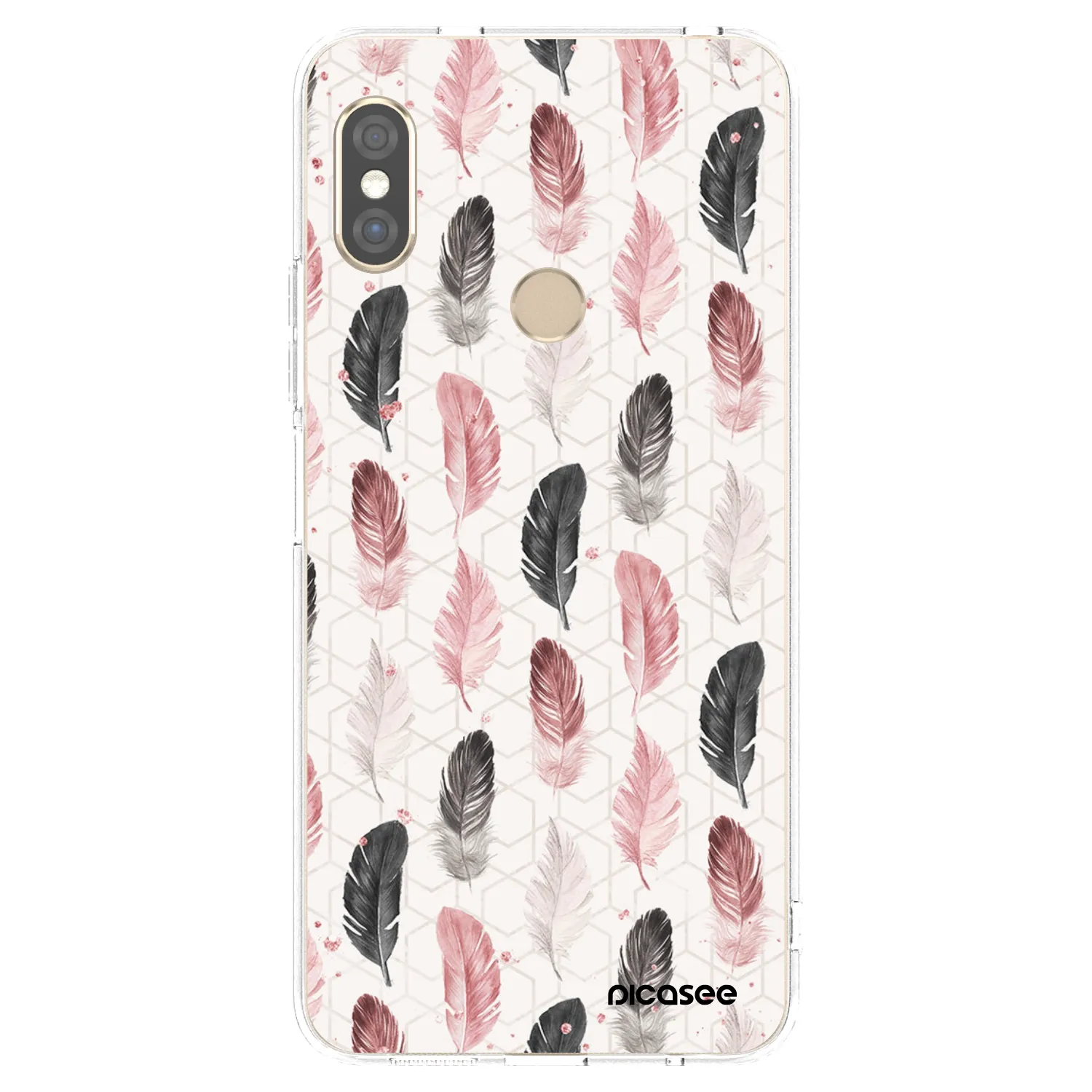 Picasee husă transparentă din silicon pentru Xiaomi Redmi Note 5 Global - Feather 2