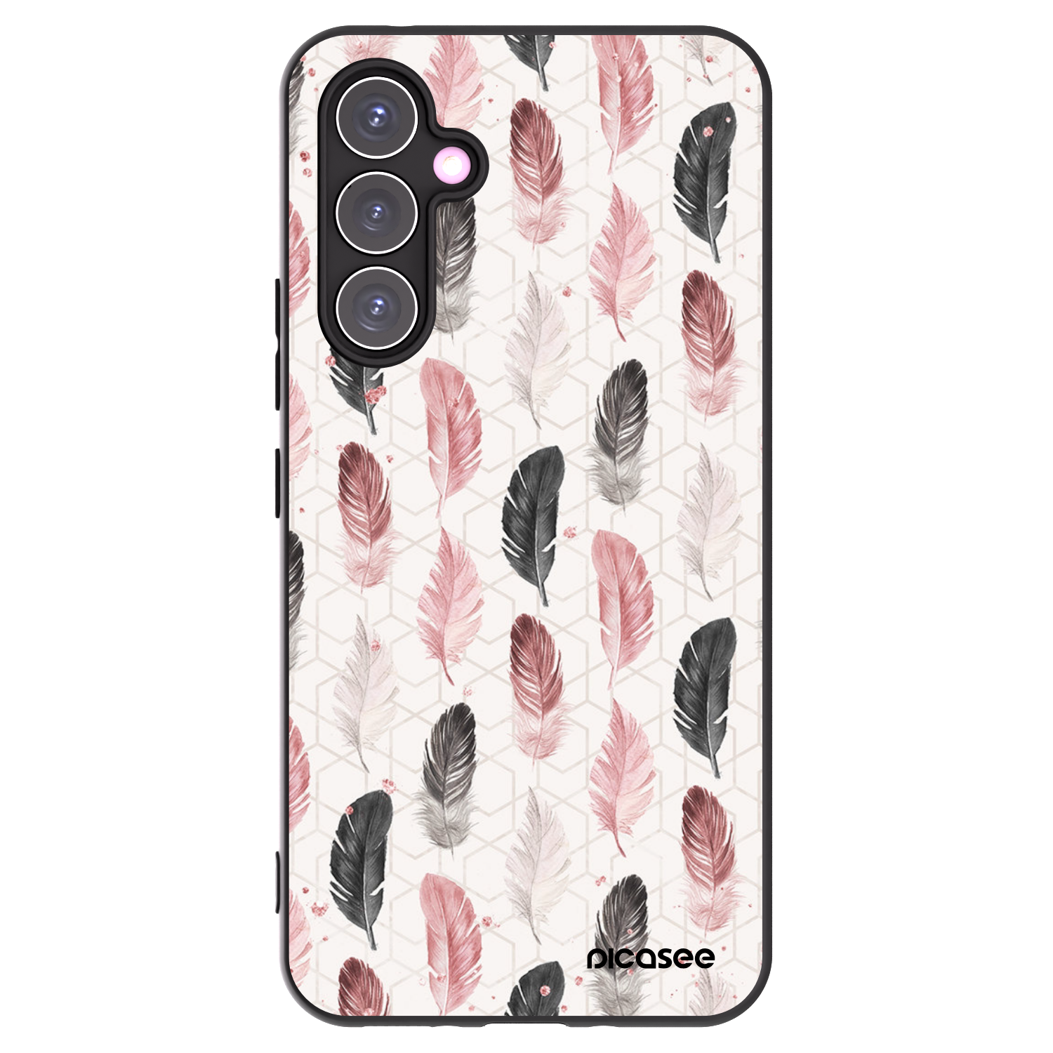 Picasee husă neagră din silicon pentru Samsung Galaxy A54 5G A546B - Feather 2