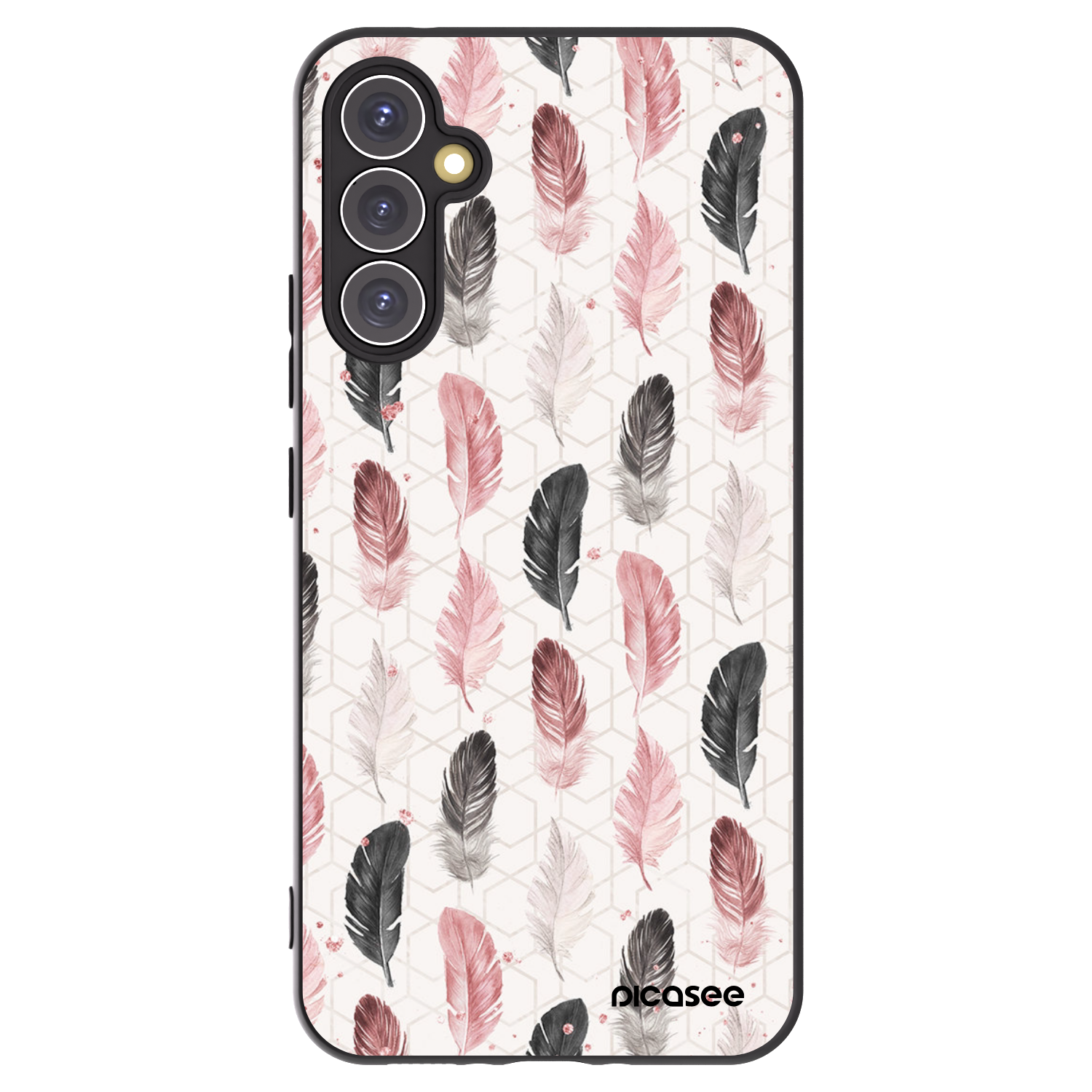 Picasee husă neagră din silicon pentru Samsung Galaxy A34 5G A346B - Feather 2