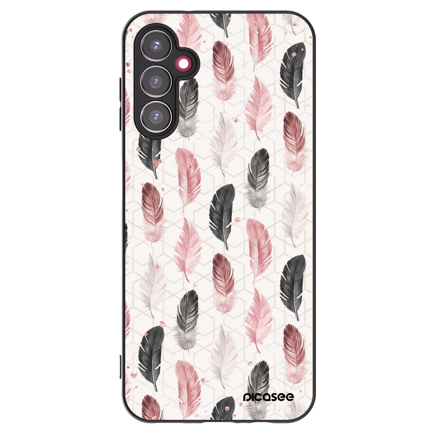 Picasee husă neagră din silicon pentru Samsung Galaxy A14 4G A145R - Feather 2