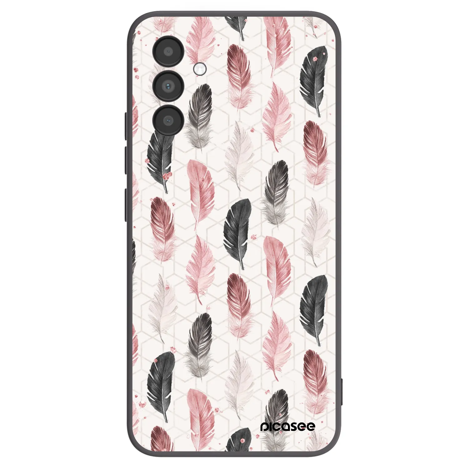 Picasee husă neagră din silicon pentru Samsung Galaxy A04s A047F - Feather 2