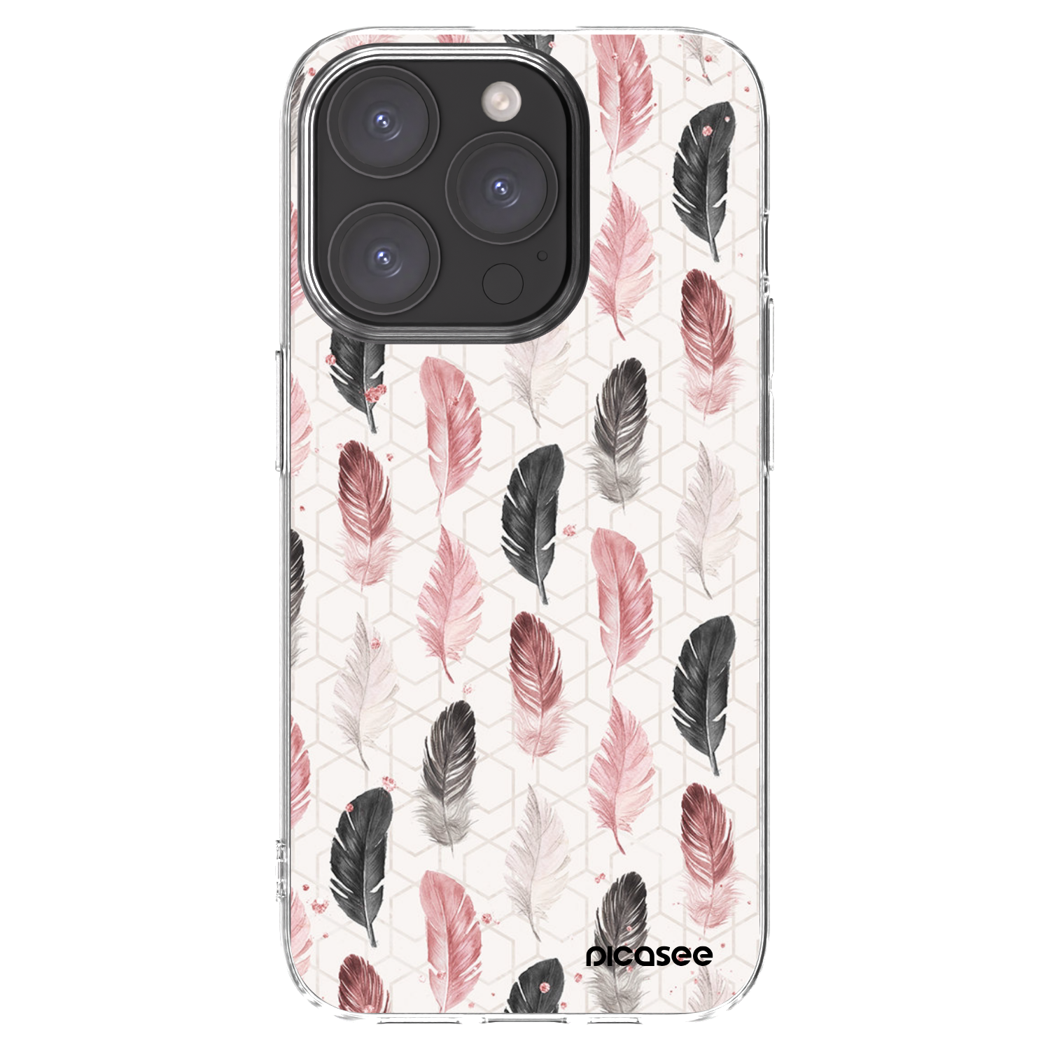 Picasee husă transparentă din silicon pentru Apple iPhone 15 Pro - Feather 2