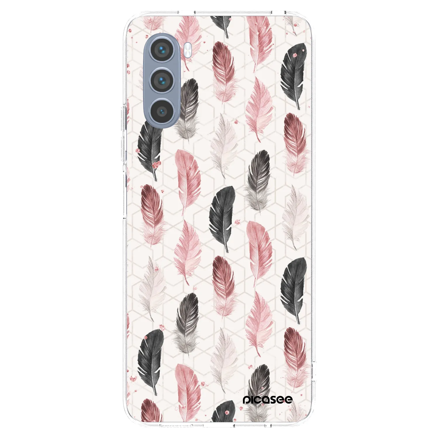 Picasee husă transparentă din silicon pentru Motorola Moto G62 - Feather 2