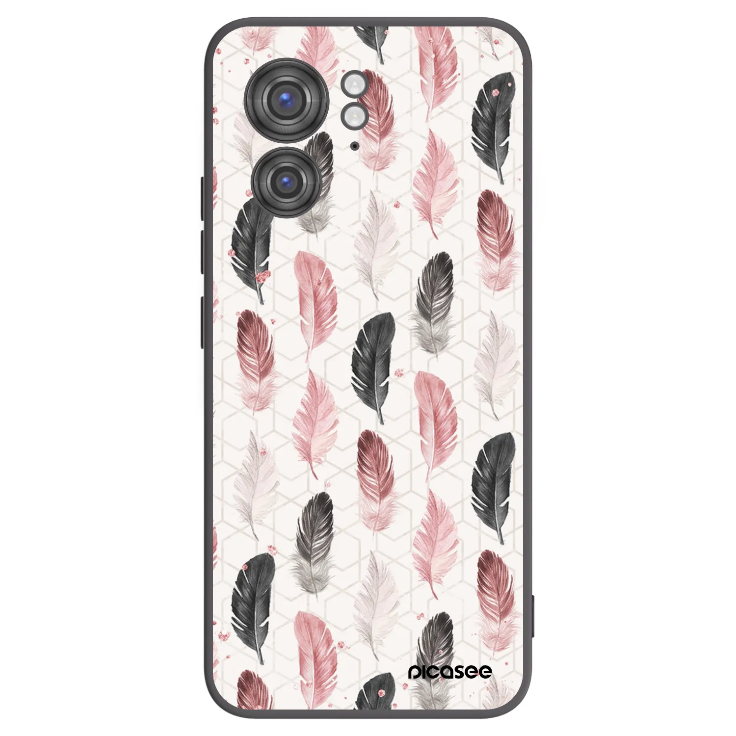Picasee husă neagră din silicon pentru Motorola Edge 40 - Feather 2