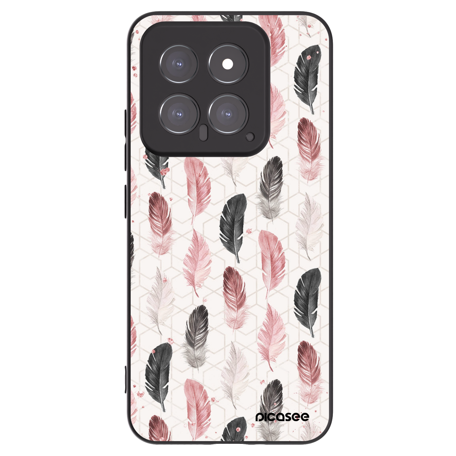 Picasee husă neagră din silicon pentru Xiaomi 14 - Feather 2