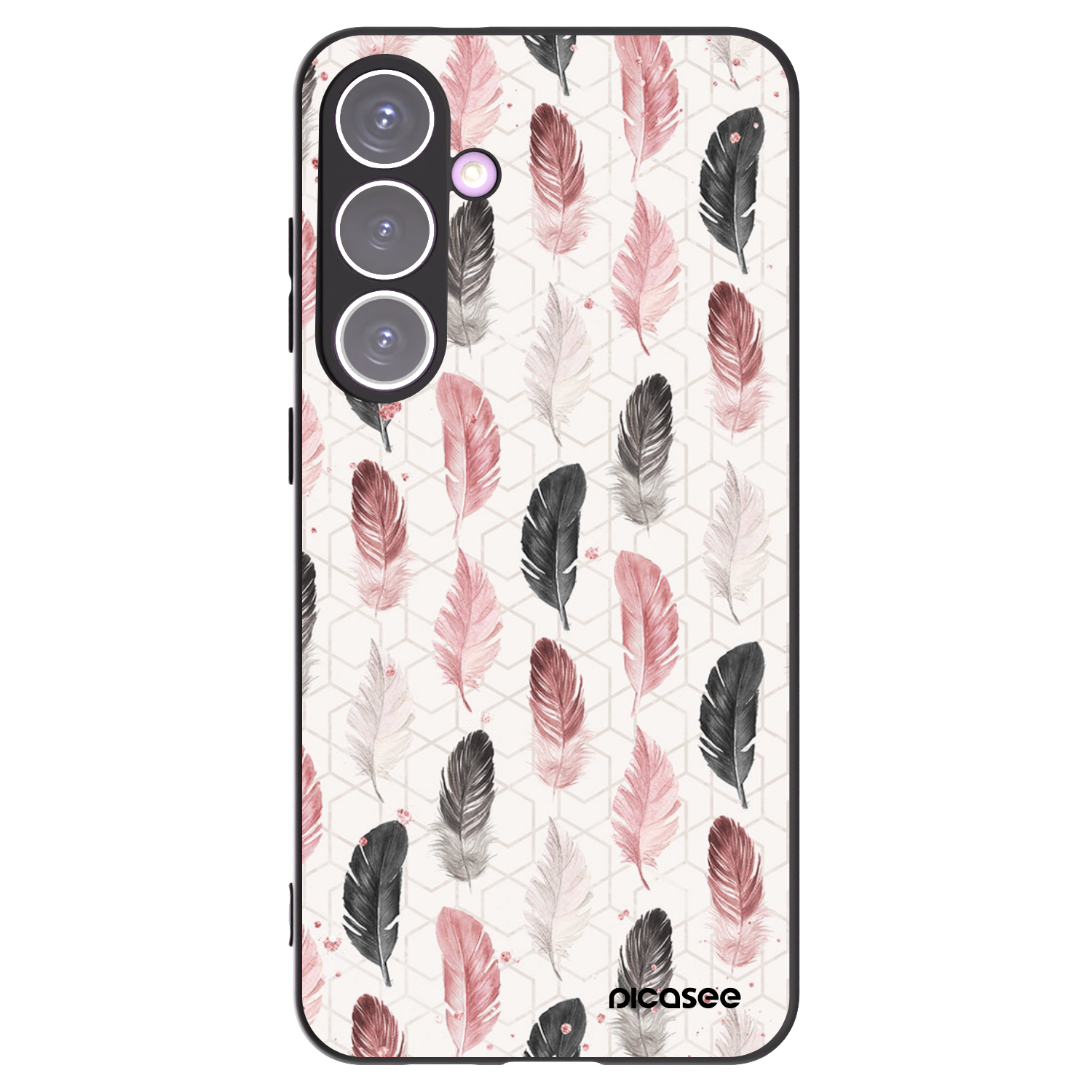Picasee husă neagră din silicon pentru Samsung Galaxy S24+ S926B 5G - Feather 2