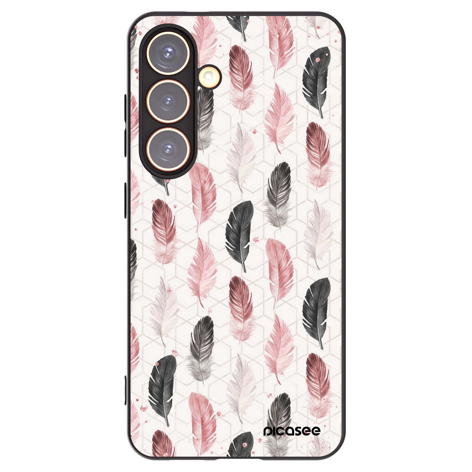 Picasee husă neagră din silicon pentru Samsung Galaxy S24 S921B 5G - Feather 2