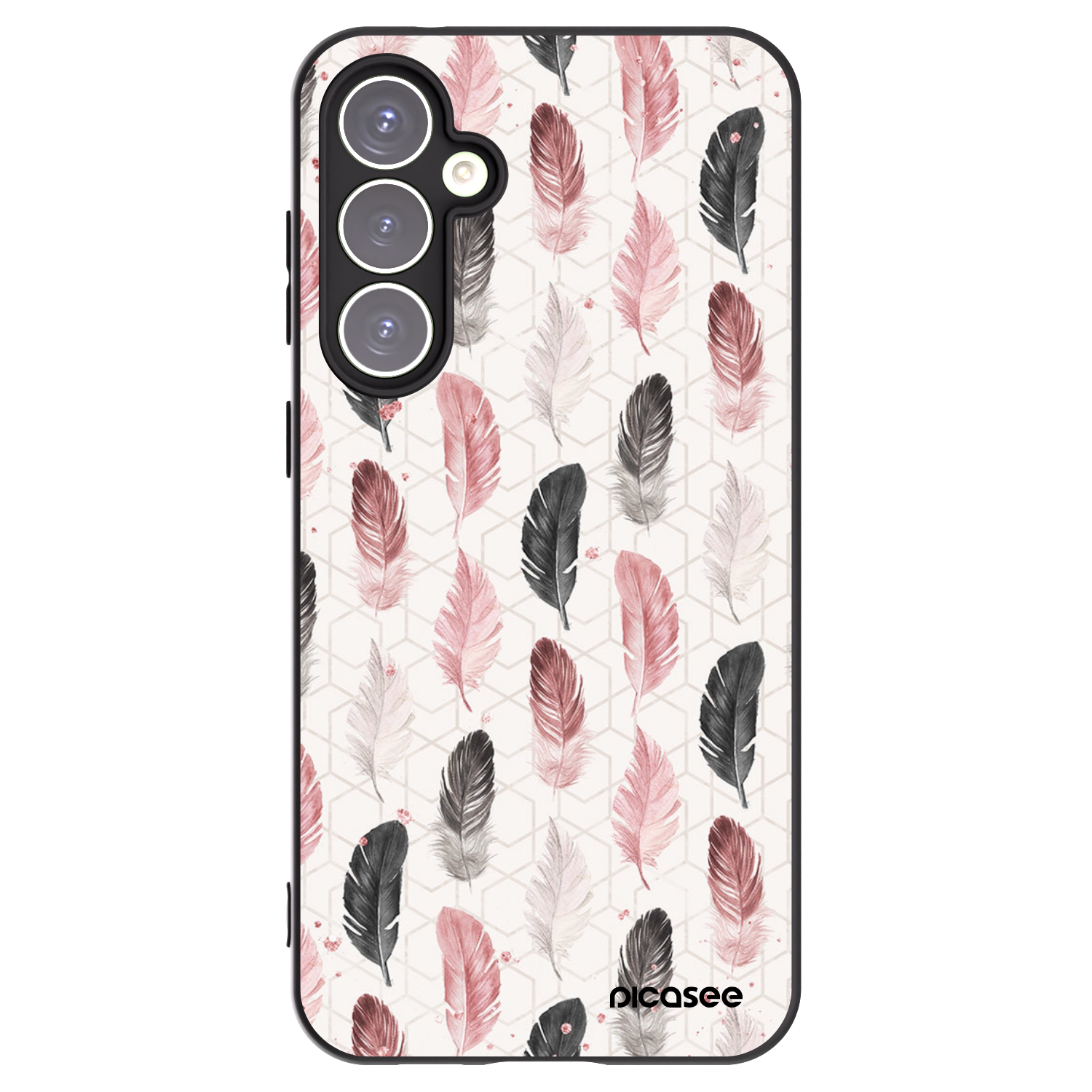 Picasee husă neagră din silicon pentru Samsung Galaxy S23 FE S711B - Feather 2