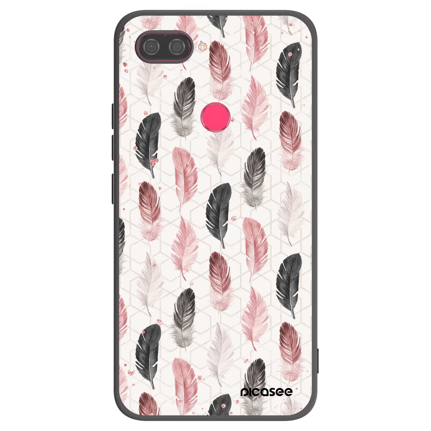 Picasee husă neagră din silicon pentru Xiaomi Mi 8 Lite - Feather 2