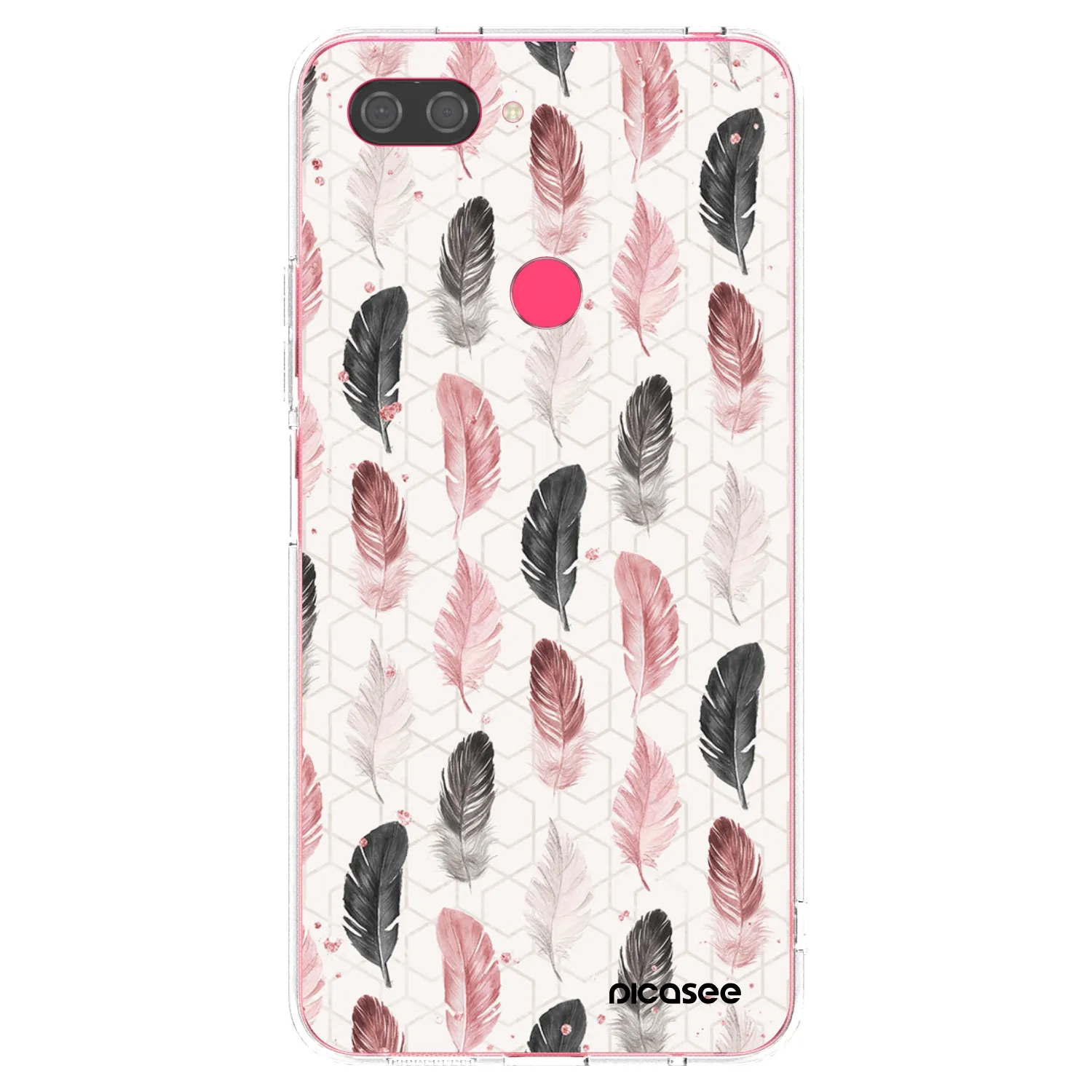 Picasee husă transparentă din silicon pentru Xiaomi Mi 8 Lite - Feather 2