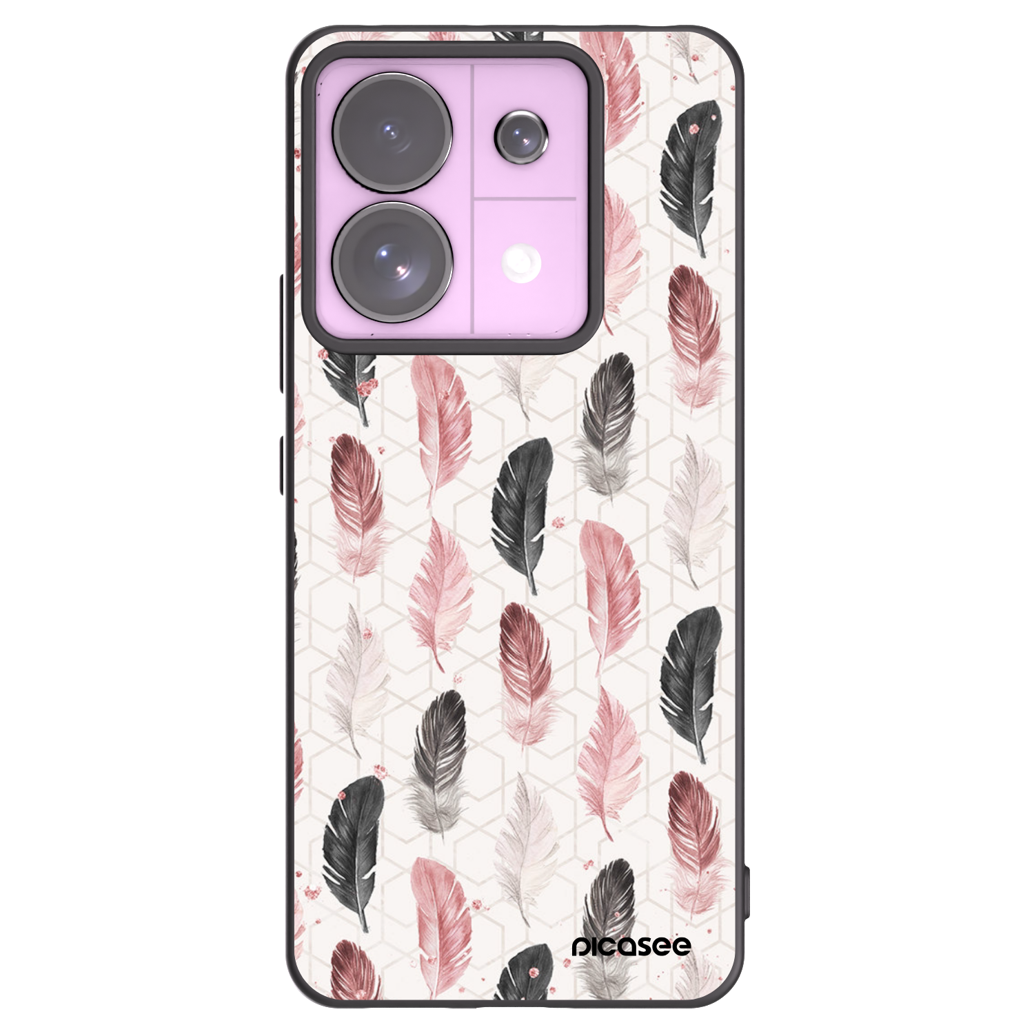 Picasee husă neagră din silicon pentru Xiaomi Redmi Note 13 Pro 5G - Feather 2
