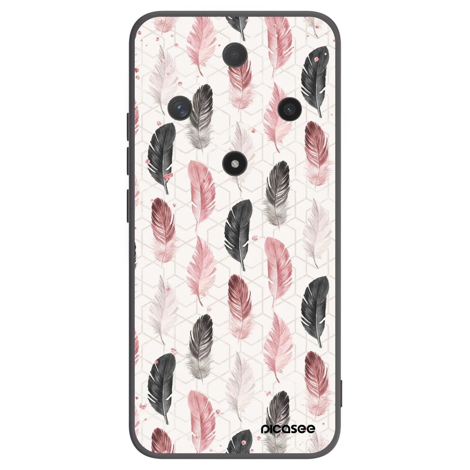 Picasee husă neagră din silicon pentru Honor Magic6 Lite 5G - Feather 2