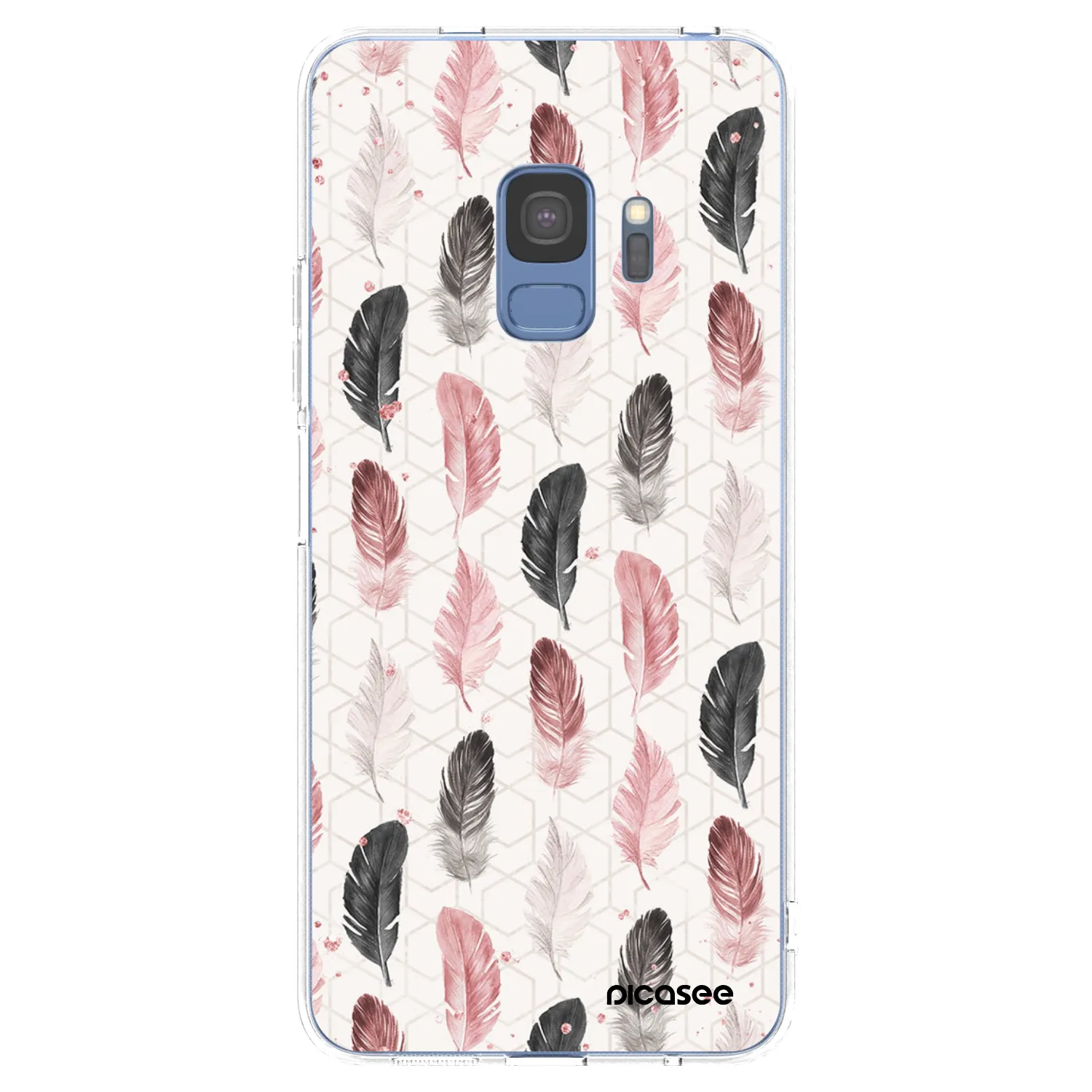 Picasee husă transparentă din silicon pentru Samsung Galaxy S9 G960F - Feather 2