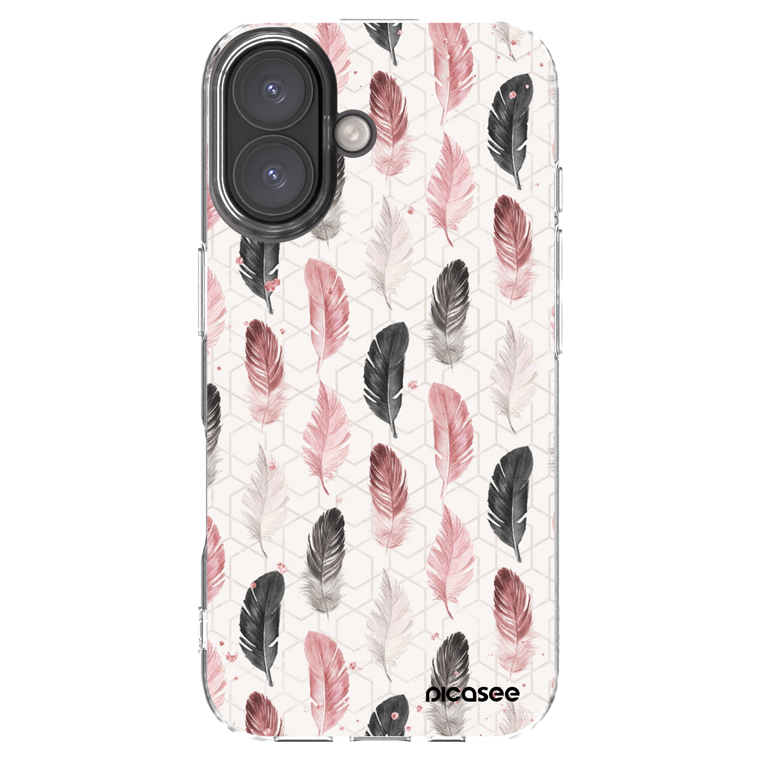 Picasee husă transparentă din silicon pentru Apple iPhone 16 - Feather 2