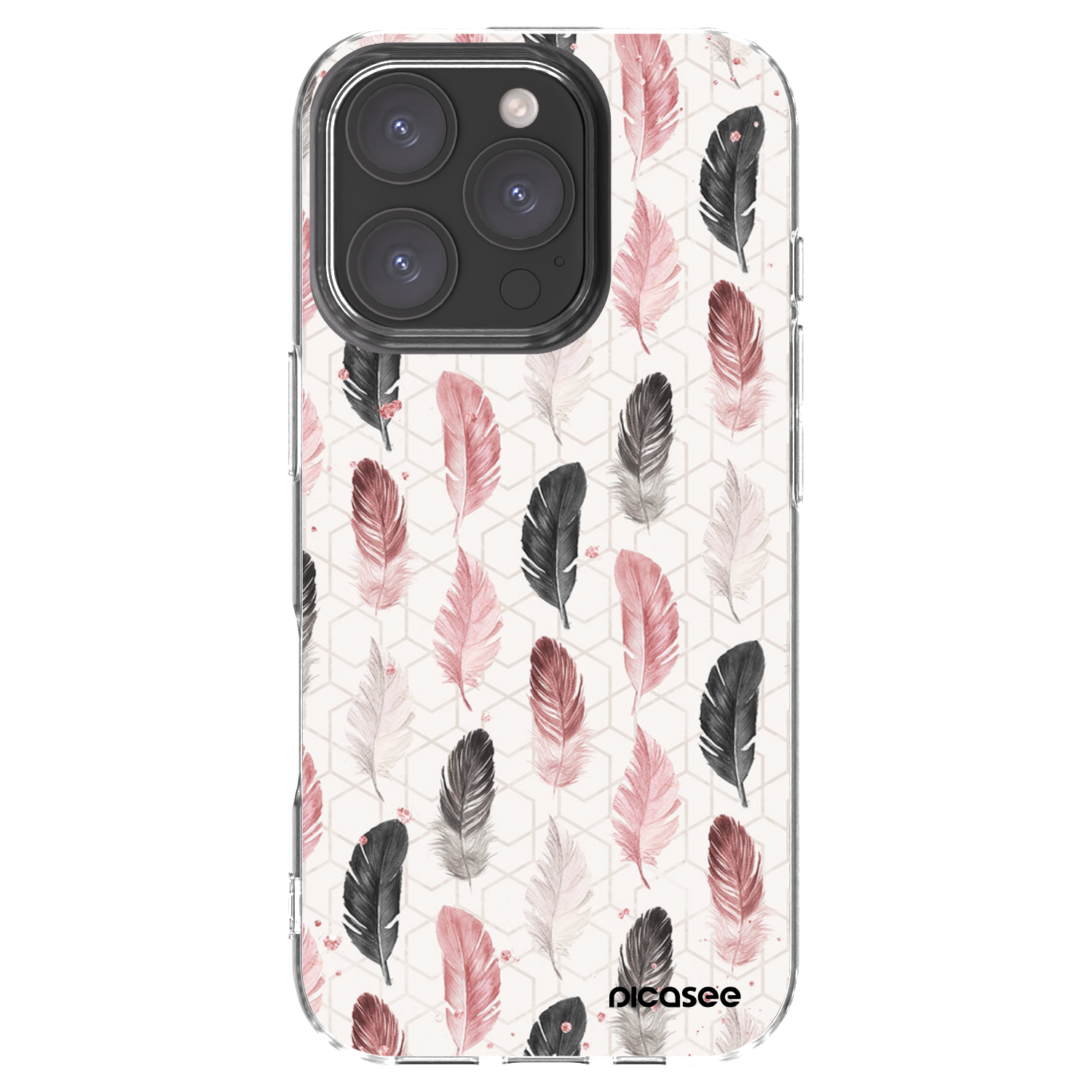 Picasee husă transparentă din silicon pentru Apple iPhone 16 Pro - Feather 2