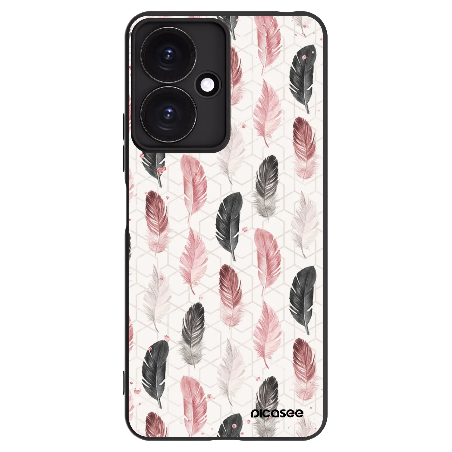 Picasee husă neagră din silicon pentru Xiaomi Redmi 13C 5G - Feather 2