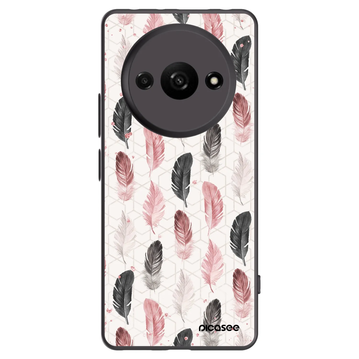 Picasee husă neagră din silicon pentru Xiaomi Redmi A3 - Feather 2