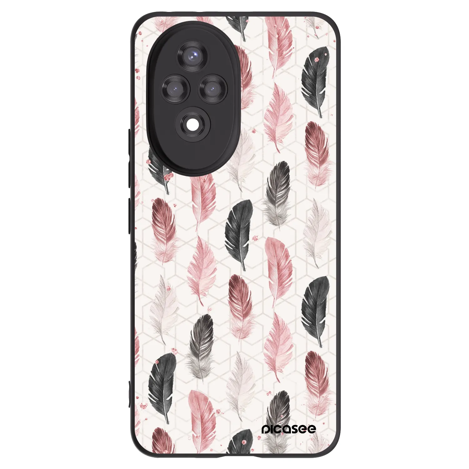 Picasee husă neagră din silicon pentru Honor 200 5G - Feather 2
