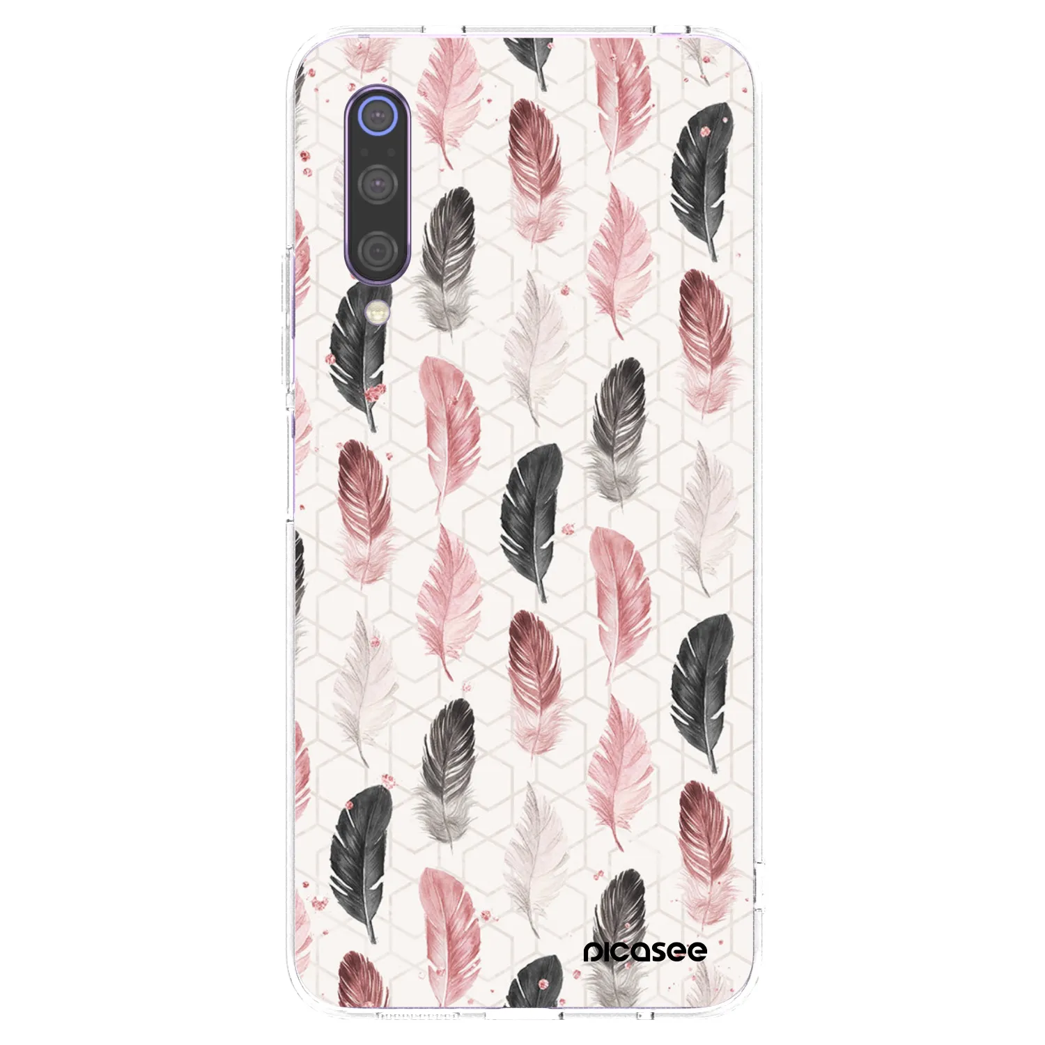 Picasee husă transparentă din silicon pentru Xiaomi Mi 9 - Feather 2