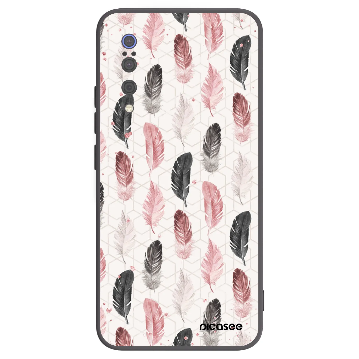 Picasee husă neagră din silicon pentru Xiaomi Mi 9 - Feather 2