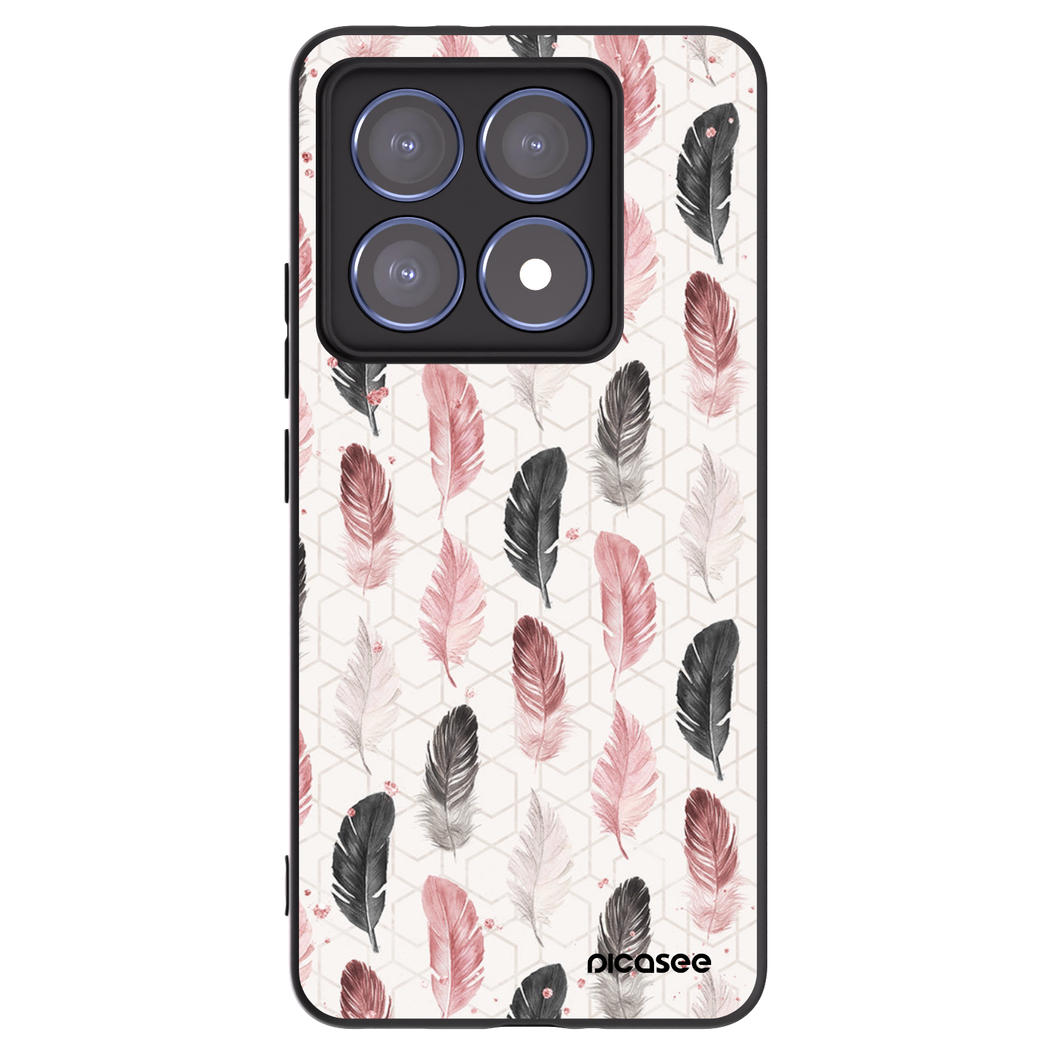 Picasee husă neagră din silicon pentru Xiaomi 14T Pro - Feather 2