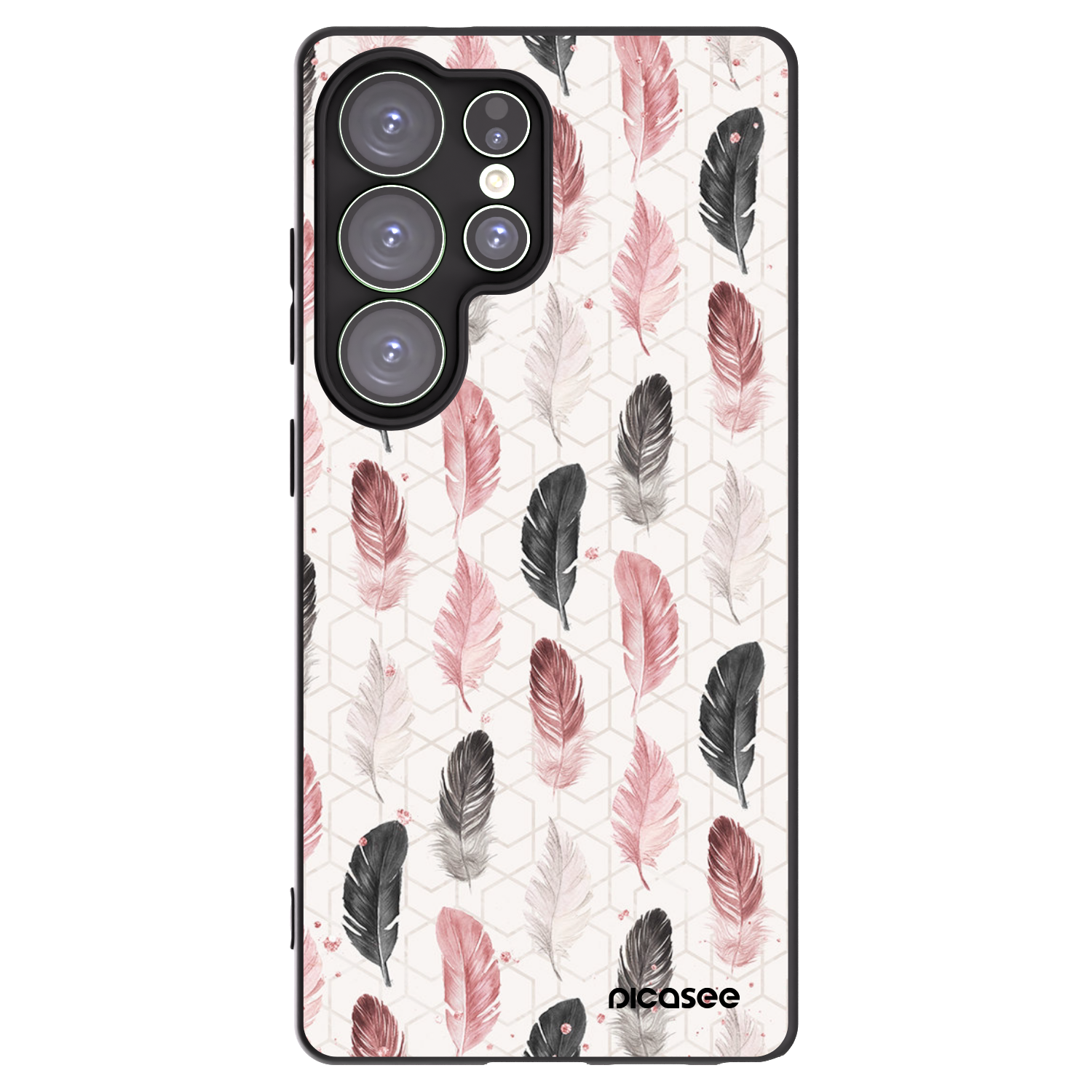 Picasee husă neagră din silicon pentru Samsung Galaxy S25 Ultra 5G - Feather 2
