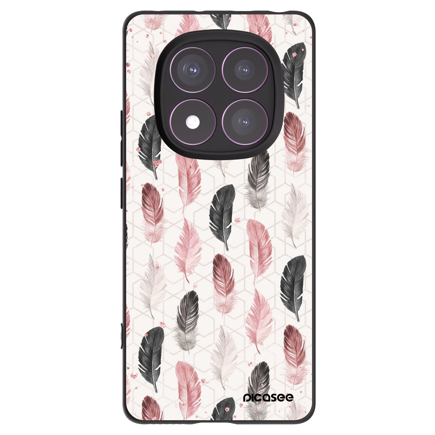 Picasee husă neagră din silicon pentru Xiaomi Redmi Note 14 Pro 4G - Feather 2