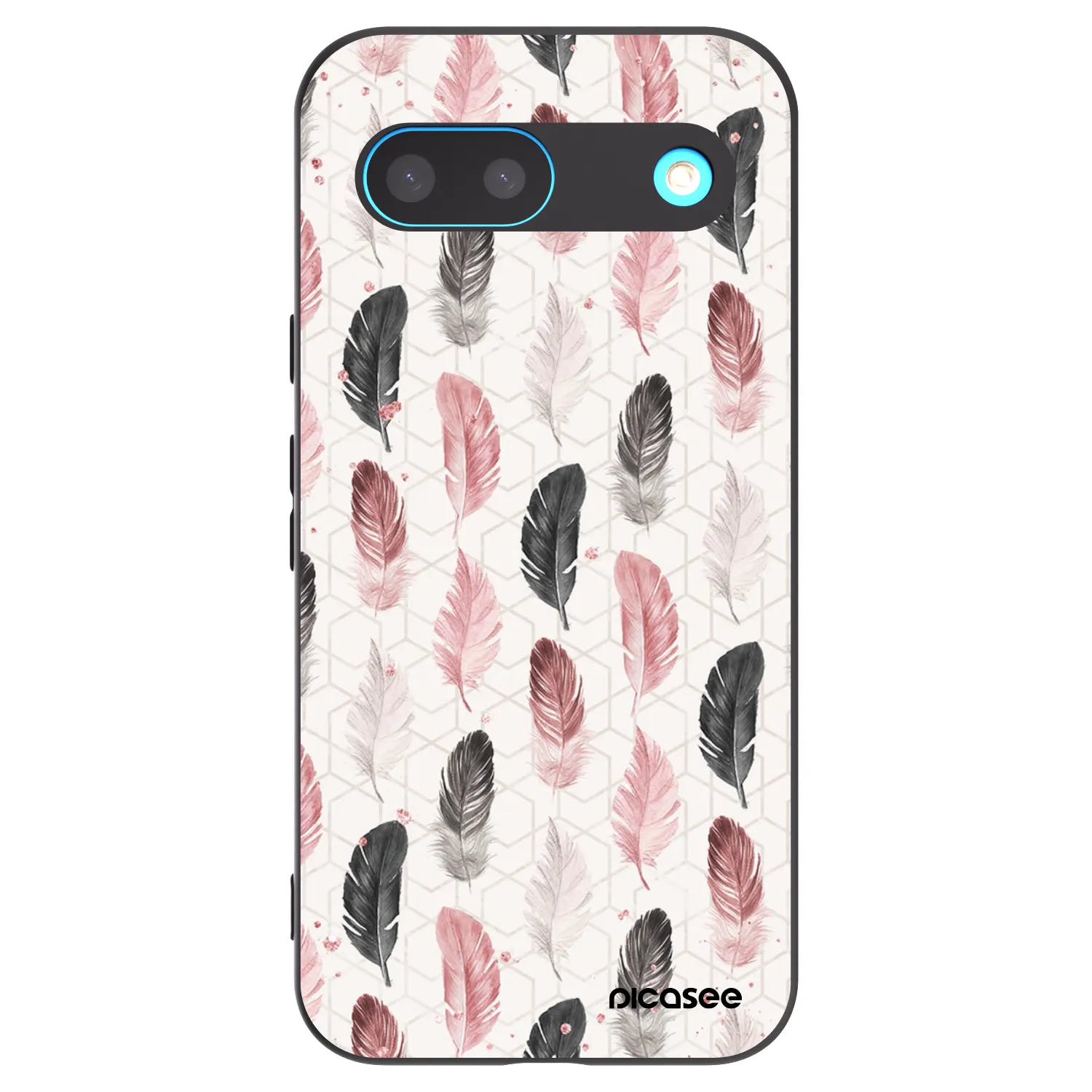 Picasee husă neagră din silicon pentru Google Pixel 8 - Feather 2
