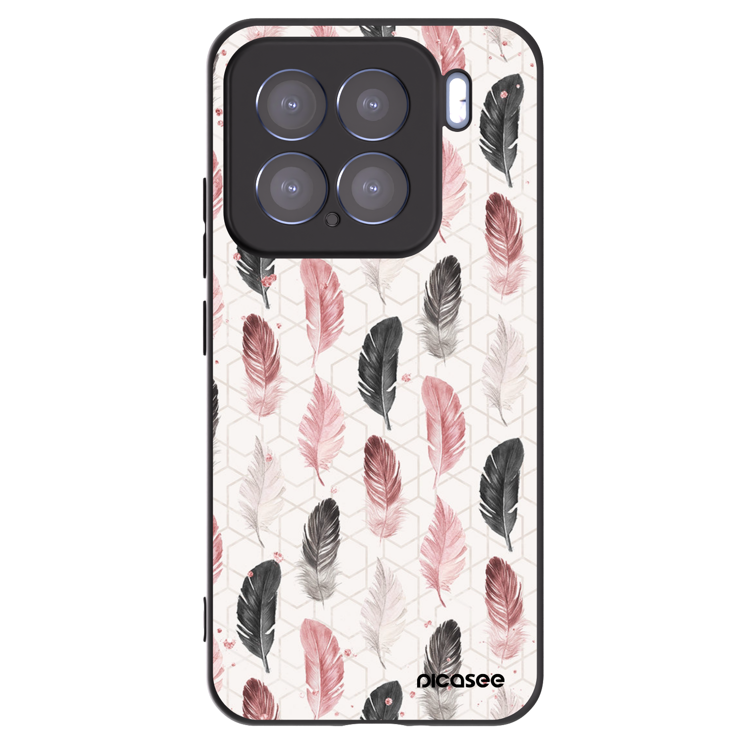 Picasee husă neagră din silicon pentru Xiaomi 15 - Feather 2
