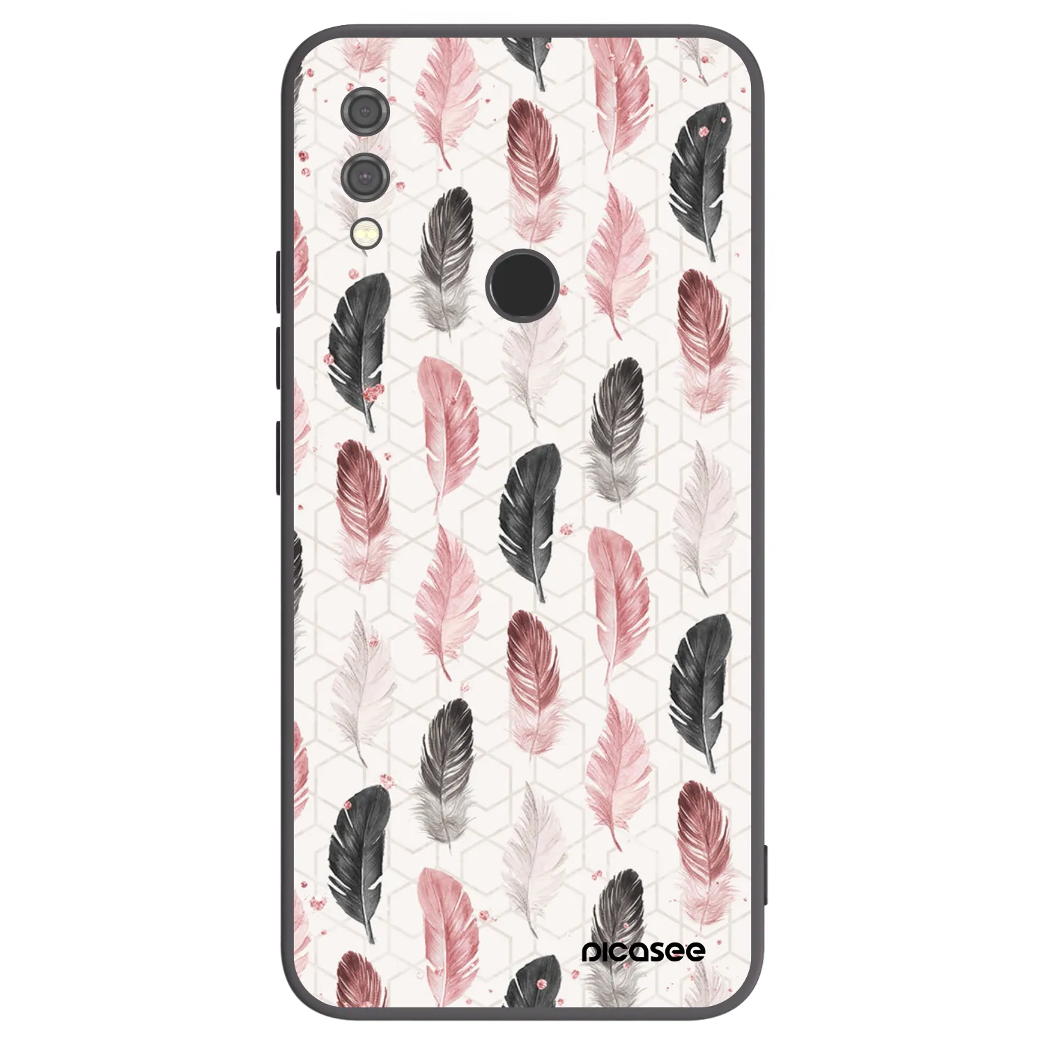 Picasee husă neagră din silicon pentru Xiaomi Redmi Note 7 - Feather 2