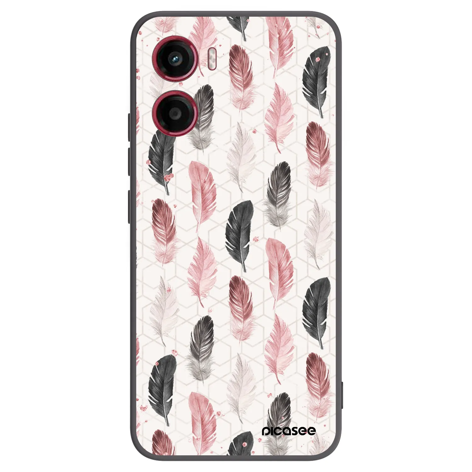 Picasee husă neagră din silicon pentru Motorola Moto G05 - Feather 2