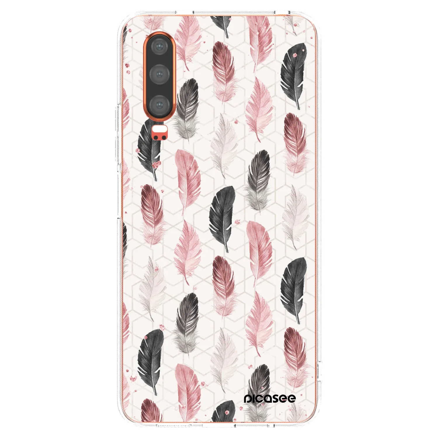 Picasee husă transparentă din silicon pentru Huawei P30 - Feather 2
