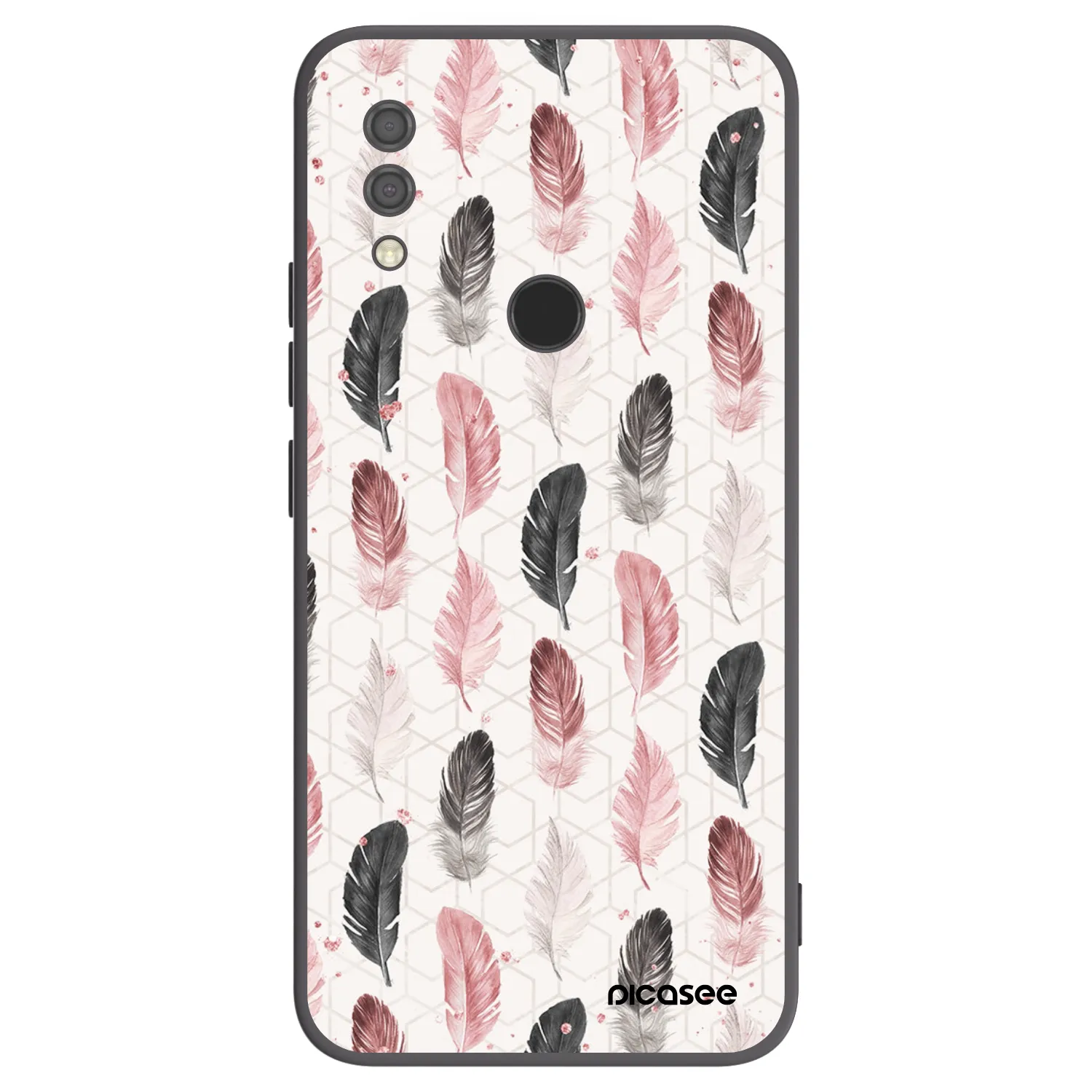 Picasee husă neagră din silicon pentru Xiaomi Redmi 7 - Feather 2