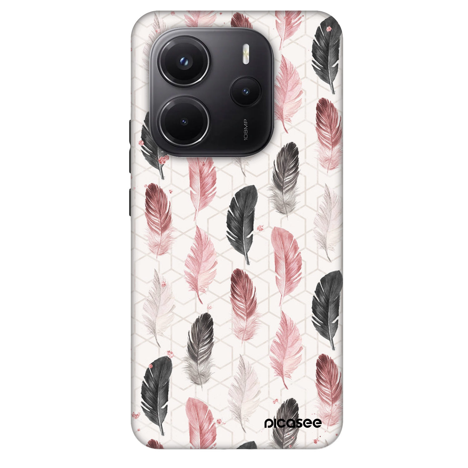 Picasee Fashion Case pentru Xiaomi Redmi Note 14 5G - Feather 2